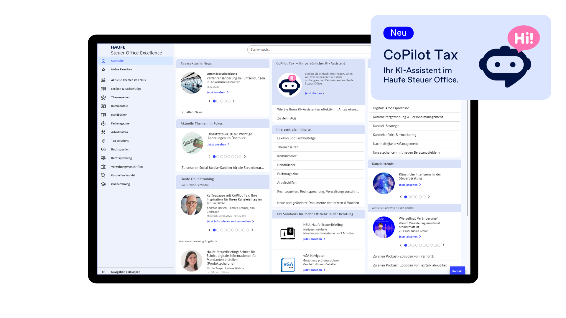 Haufe Steuer Office Excellence - Die zukunftsweisende Fachdatenbank für Ihre Steuerkanzlei