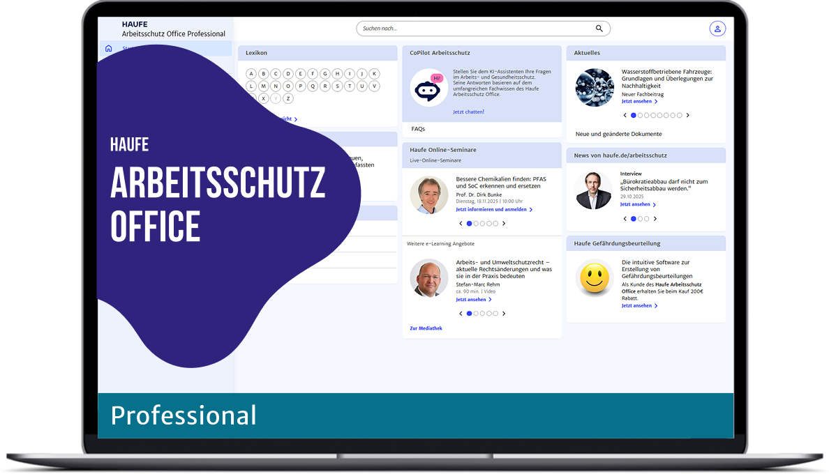 Haufe Arbeitsschutz Office Professional - Die umfassende Komplettlösung für Ihren erfolgreichen Arbeits- und Gesundheitsschutz