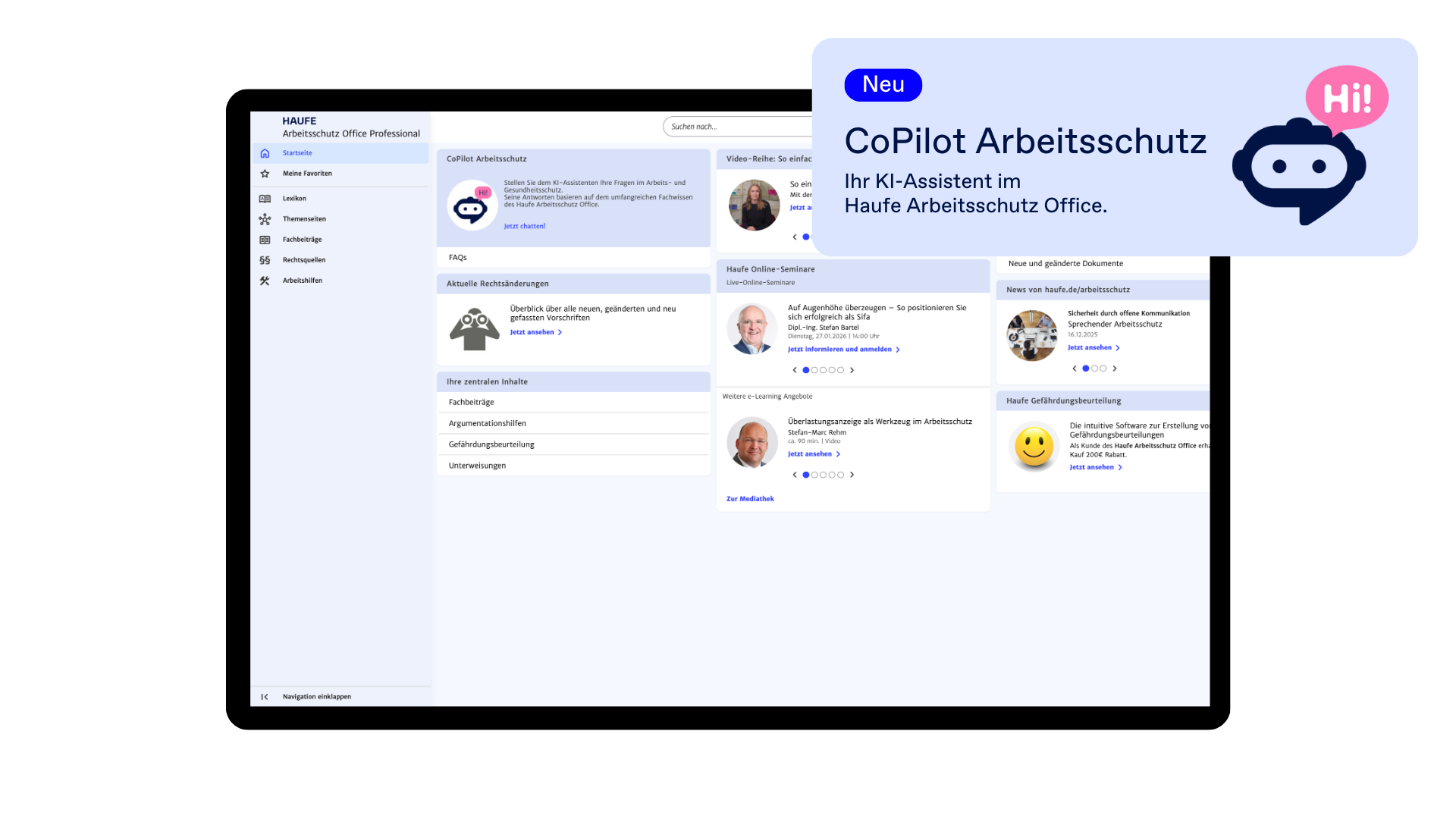 Haufe Arbeitsschutz Office Professional - Die umfassende Komplettlösung für Ihren erfolgreichen Arbeits- und Gesundheitsschutz