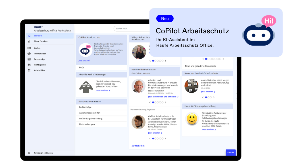 Haufe Arbeitsschutz Office Professional - Die umfassende Komplettlösung für Ihren erfolgreichen Arbeits- und Gesundheitsschutz