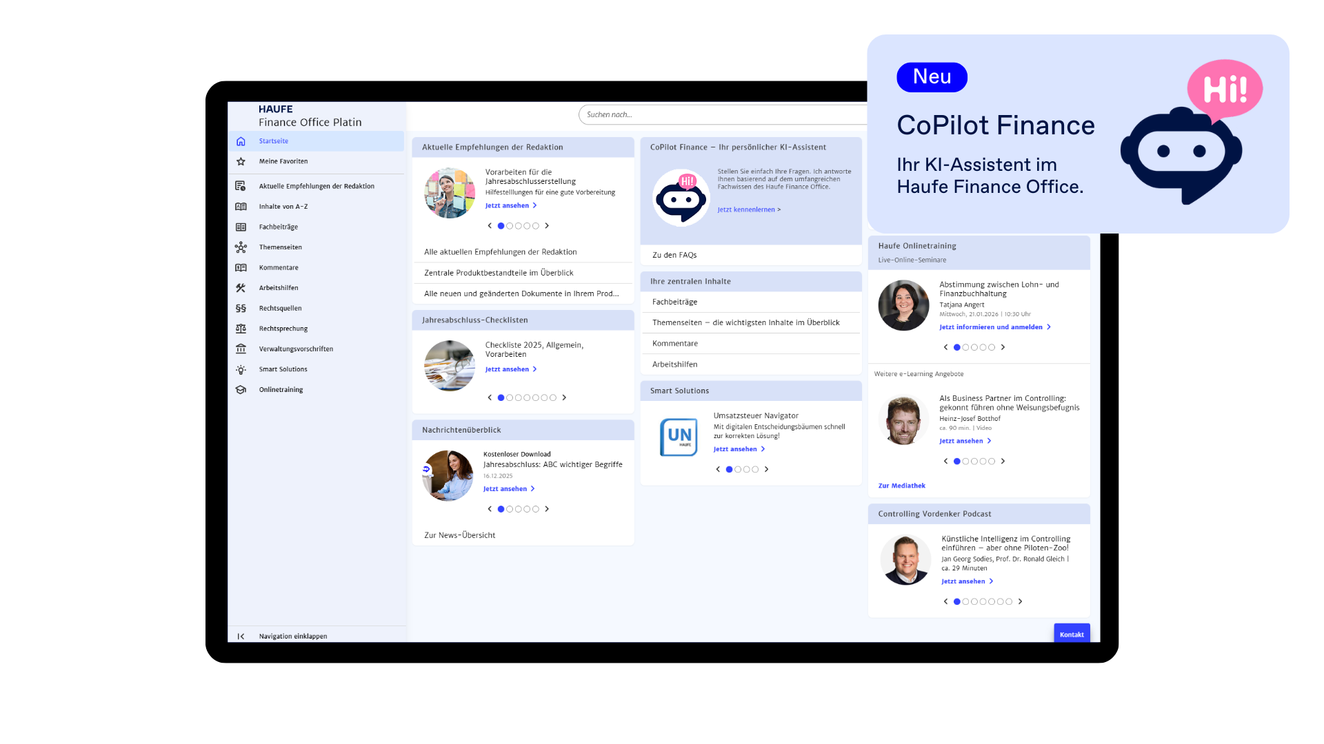 Haufe Finance Office Platin - Die digitale Fachdatenbank als Wegbereiter für Ihren Erfolg im Finanz- und Rechnungswesen