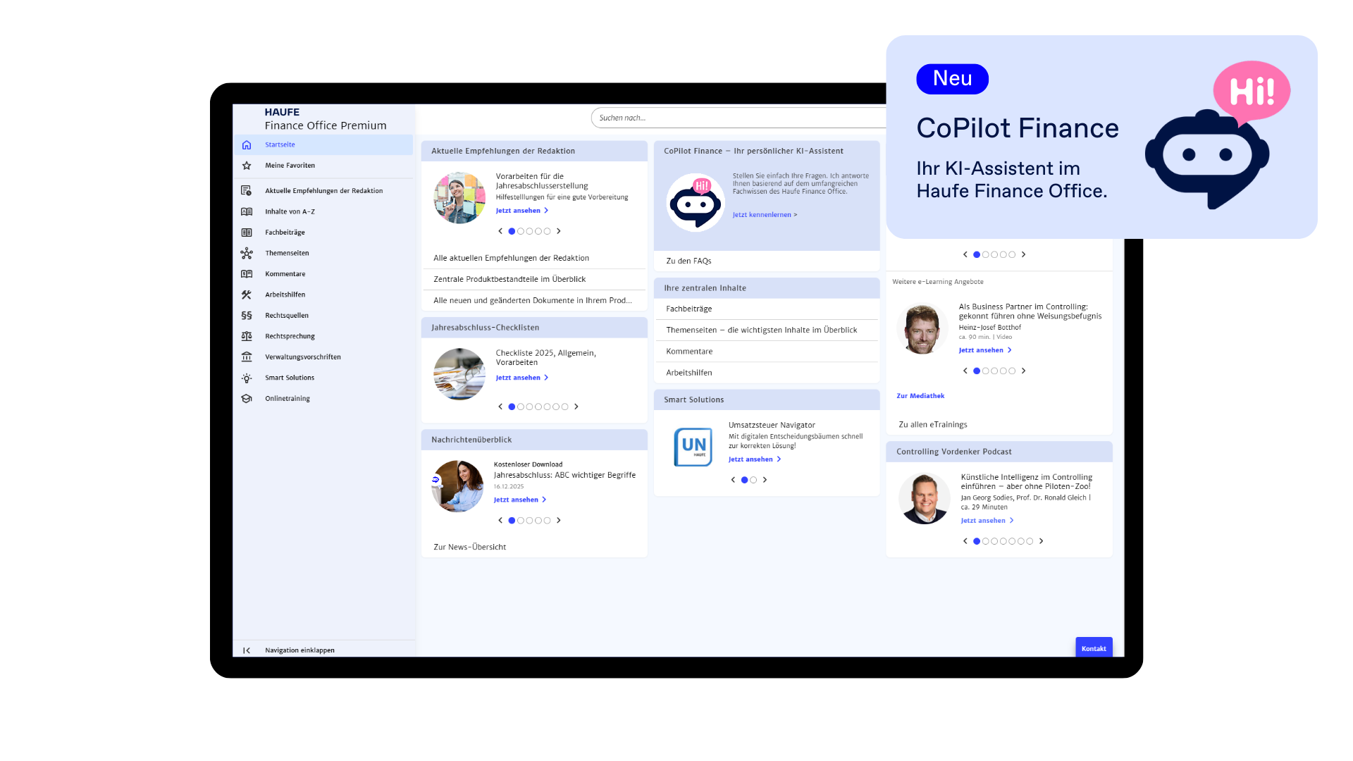 Haufe Finance Office Premium - Das digitale Komplettpaket für Ihren Erfolg im Finanz- und Rechnungswesen