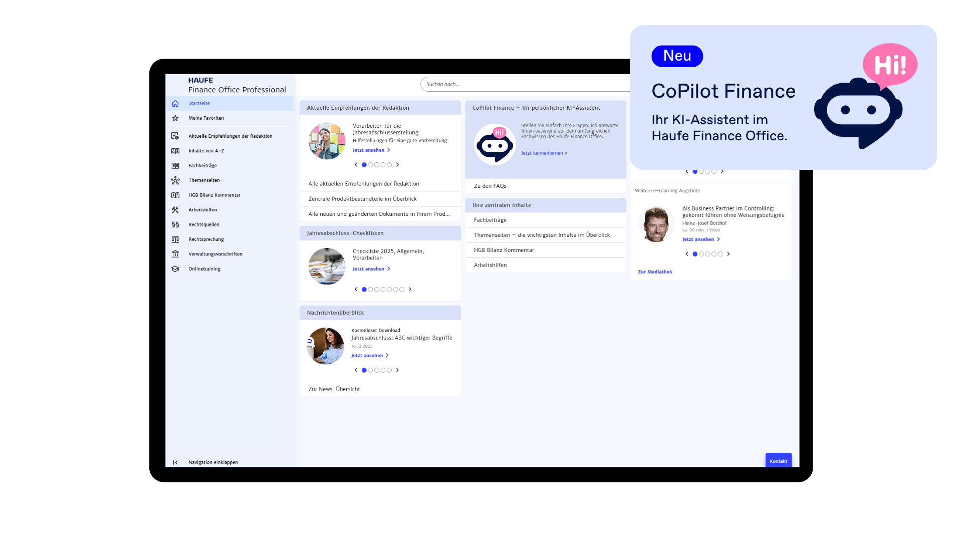 Haufe Finance Office Professional - Die digitale Fachdatenbank für Ihr Finanz- und Rechnungswesen