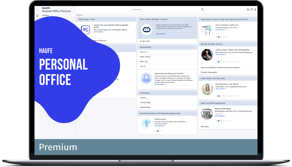 Haufe Personal Office Premium - Das Premium-Paket für erfolgreiche Personalarbeit