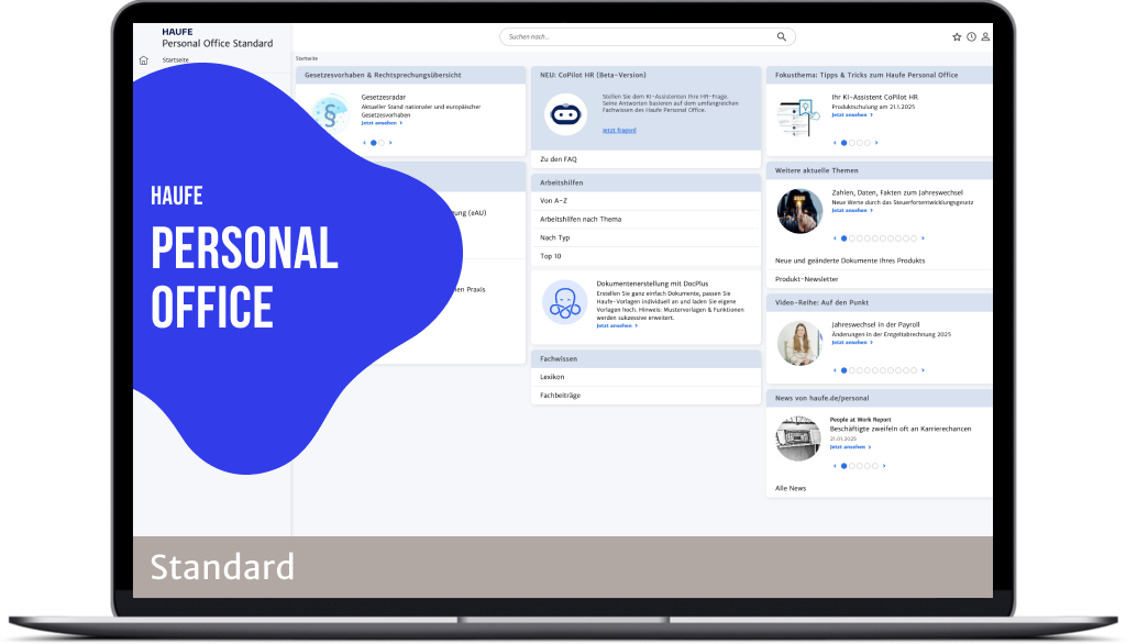Haufe Personal Office Standard - Das Basis-Paket für erfolgreiche Personalarbeit