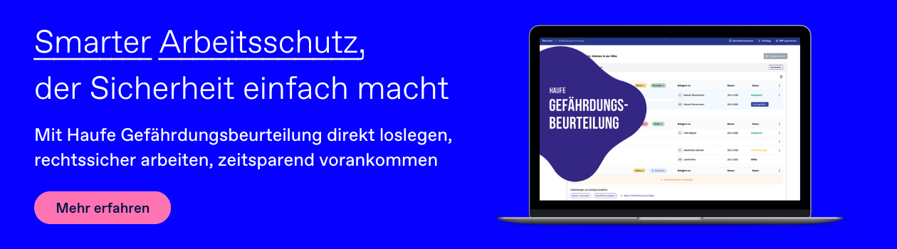 Gefährdungsbeurteilung