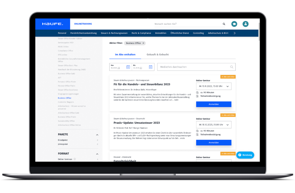 Moderne Weiterbildung direkt am Arbeitsplatz